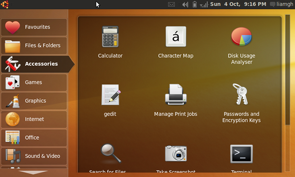 The redesigned Ubuntu Netbook Remix interface
