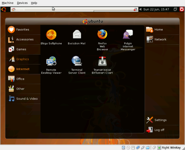 Ubuntu Netbook Remix in action
